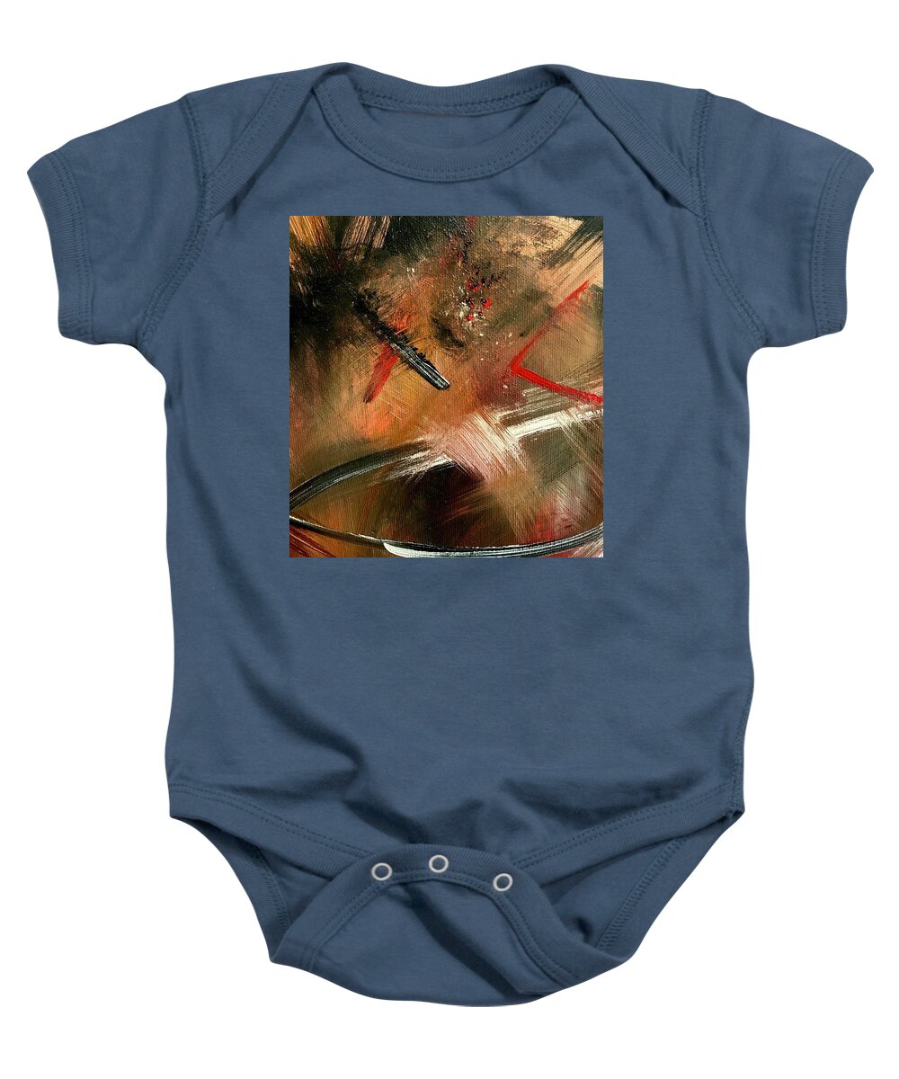 Gold Feather 2 - Baby Onesie