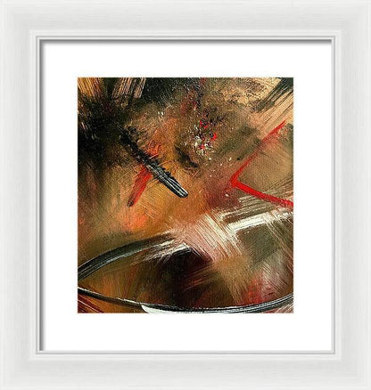 Gold Feather 2 - Framed Print
