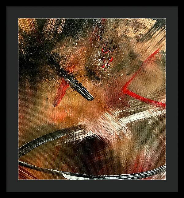 Gold Feather 2 - Framed Print