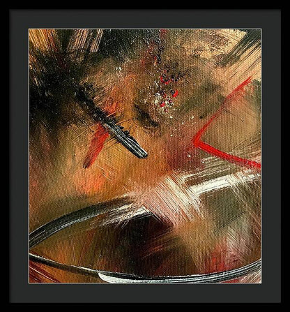 Gold Feather 2 - Framed Print