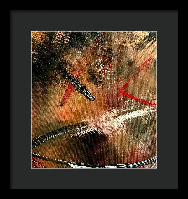 Gold Feather 2 - Framed Print