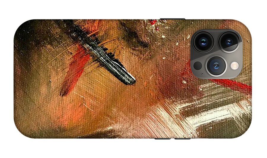 Gold Feather 2 - Phone Case