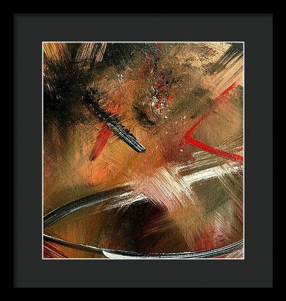 Gold Feather 2 - Framed Print