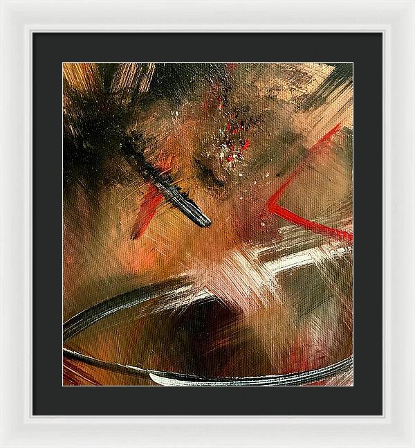 Gold Feather 2 - Framed Print