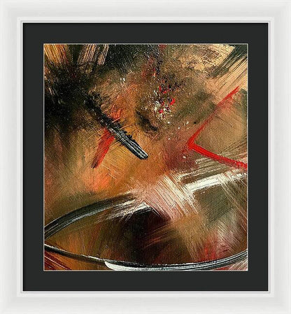 Gold Feather 2 - Framed Print
