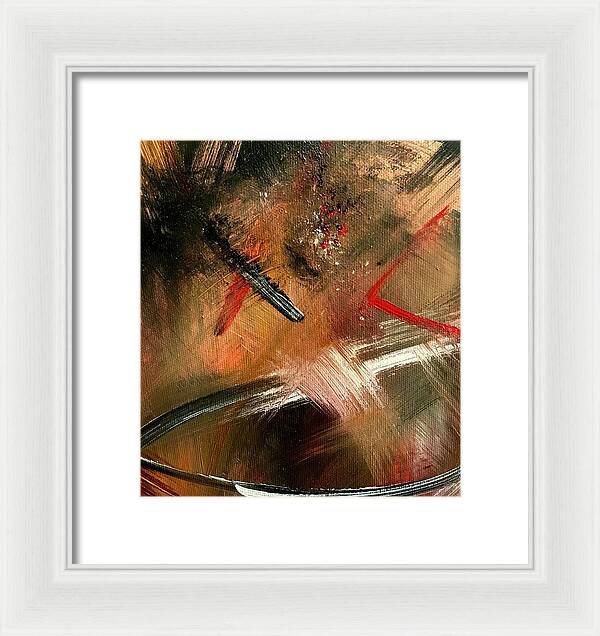 Gold Feather 2 - Framed Print