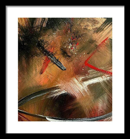 Gold Feather 2 - Framed Print
