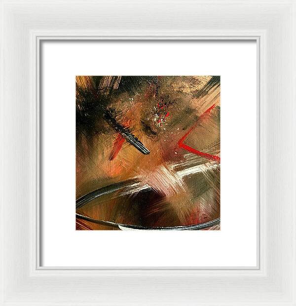 Gold Feather 2 - Framed Print
