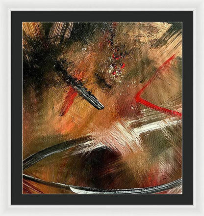 Gold Feather 2 - Framed Print