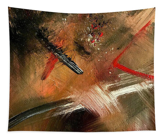 Gold Feather 2 - Tapestry