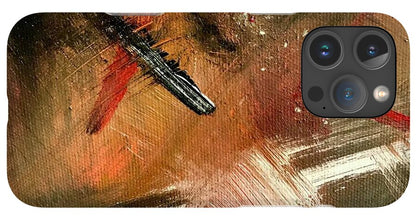 Gold Feather 2 - Phone Case