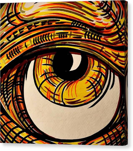 Golden Eye - Canvas Print