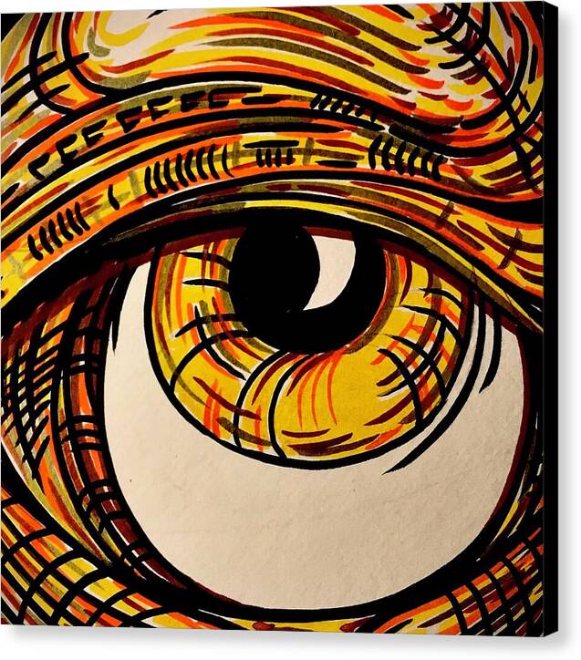 Golden Eye - Canvas Print