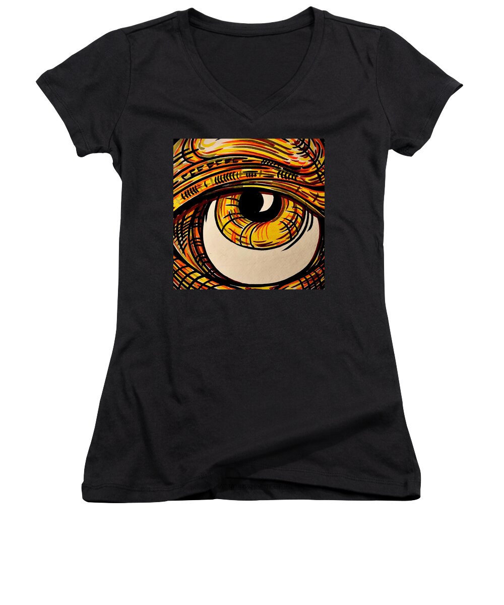 Golden Eye - Women's V-Neck