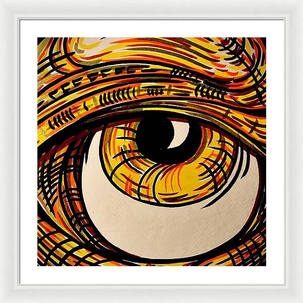 Golden Eye - Framed Print