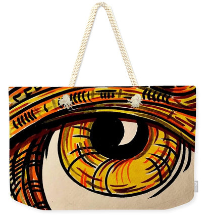 Golden Eye - Weekender Tote Bag