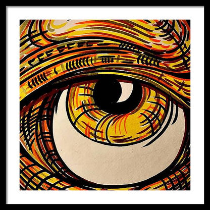Golden Eye - Framed Print
