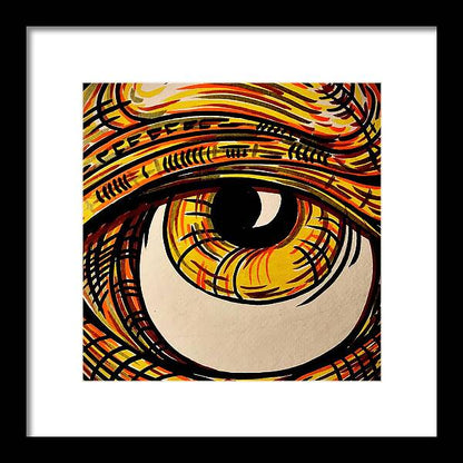 Golden Eye - Framed Print