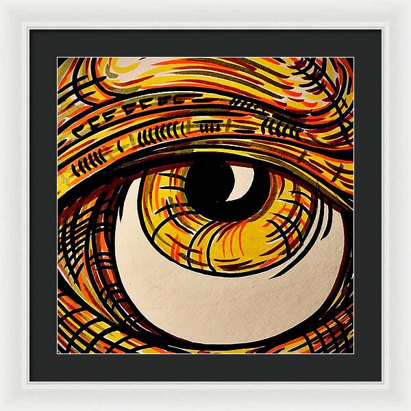 Golden Eye - Framed Print