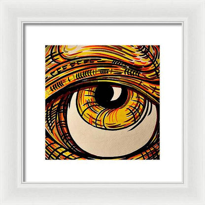 Golden Eye - Framed Print