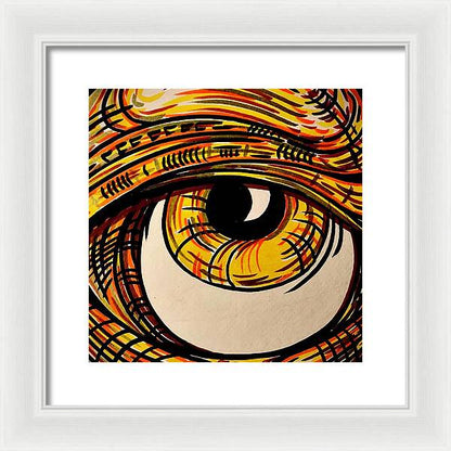 Golden Eye - Framed Print