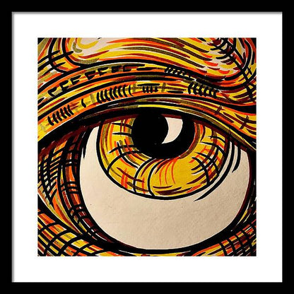 Golden Eye - Framed Print