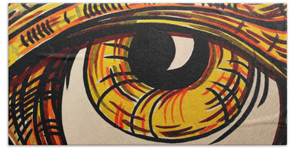 Golden Eye - Beach Towel