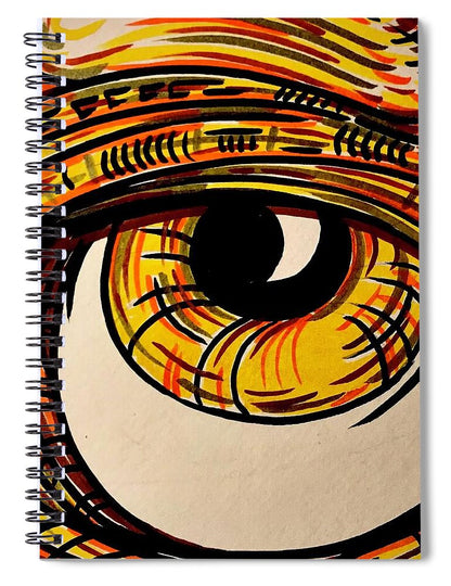 Golden Eye - Spiral Notebook