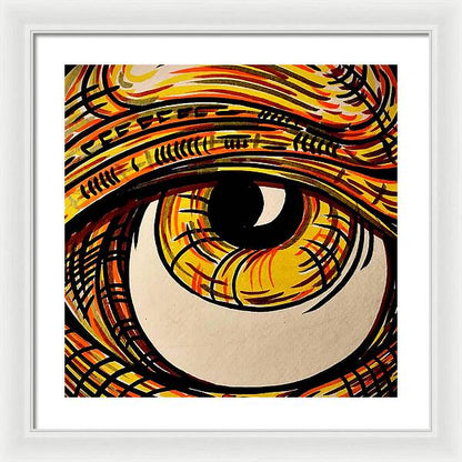 Golden Eye - Framed Print