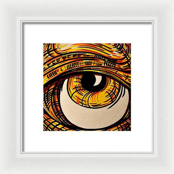 Golden Eye - Framed Print