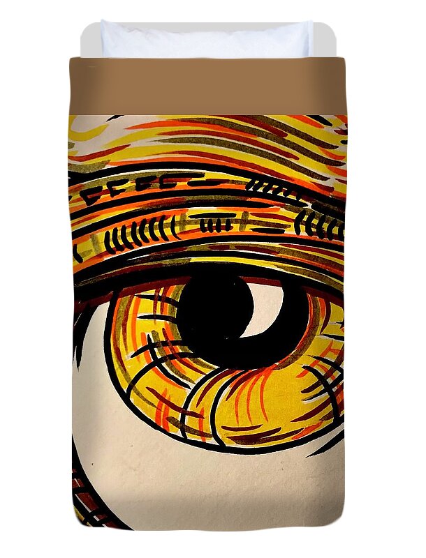 Golden Eye - Duvet Cover