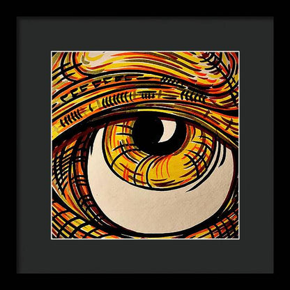 Golden Eye - Framed Print