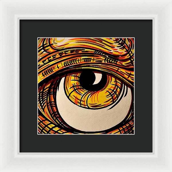Golden Eye - Framed Print