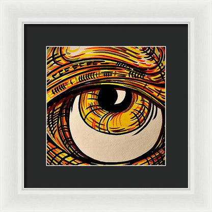 Golden Eye - Framed Print