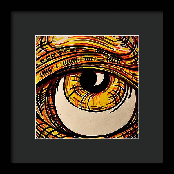 Golden Eye - Framed Print