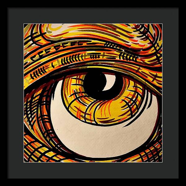 Golden Eye - Framed Print