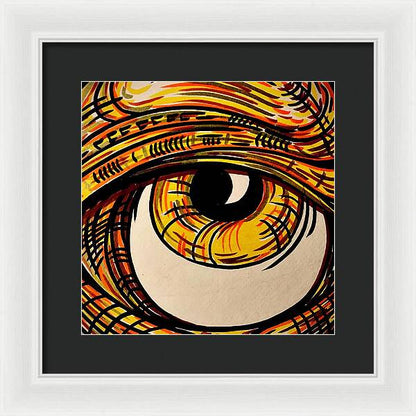 Golden Eye - Framed Print
