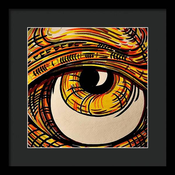 Golden Eye - Framed Print