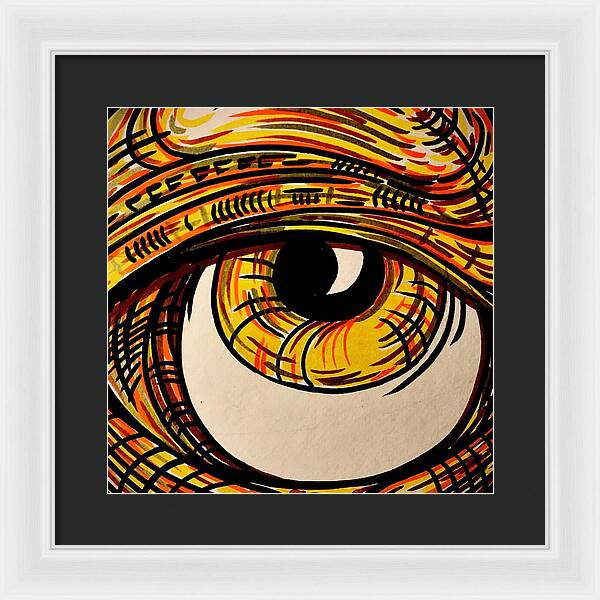 Golden Eye - Framed Print