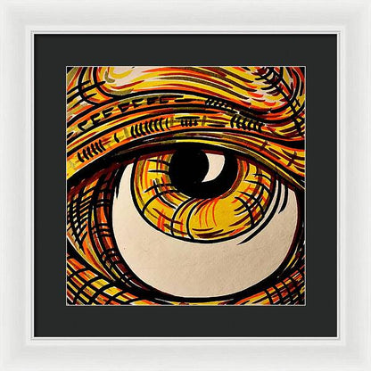 Golden Eye - Framed Print
