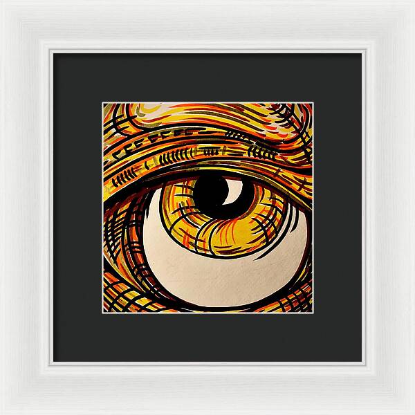 Golden Eye - Framed Print