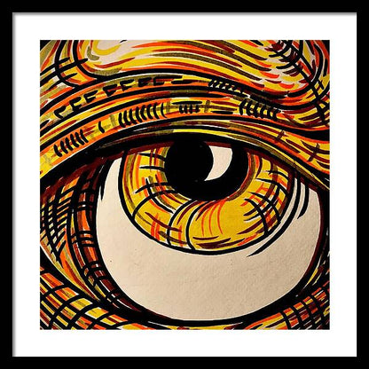 Golden Eye - Framed Print