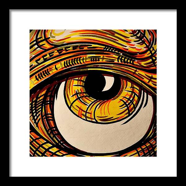 Golden Eye - Framed Print
