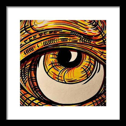 Golden Eye - Framed Print