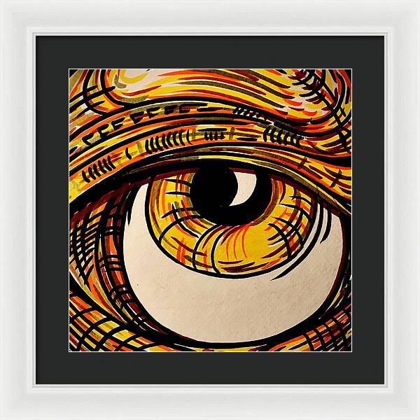 Golden Eye - Framed Print