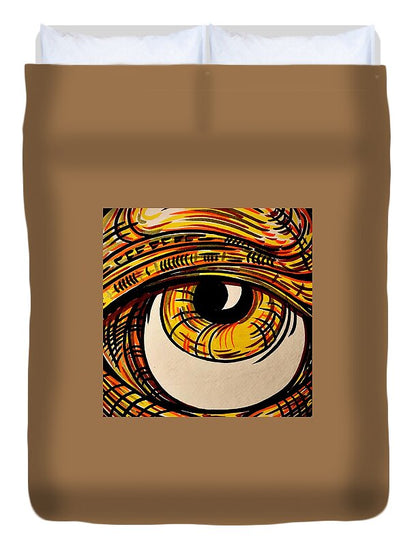 Golden Eye - Duvet Cover