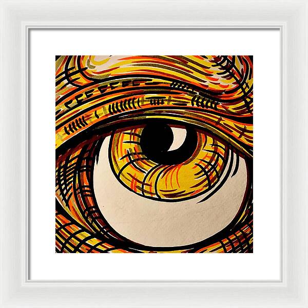 Golden Eye - Framed Print