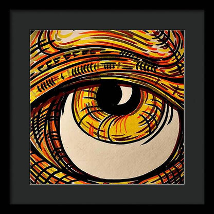 Golden Eye - Framed Print