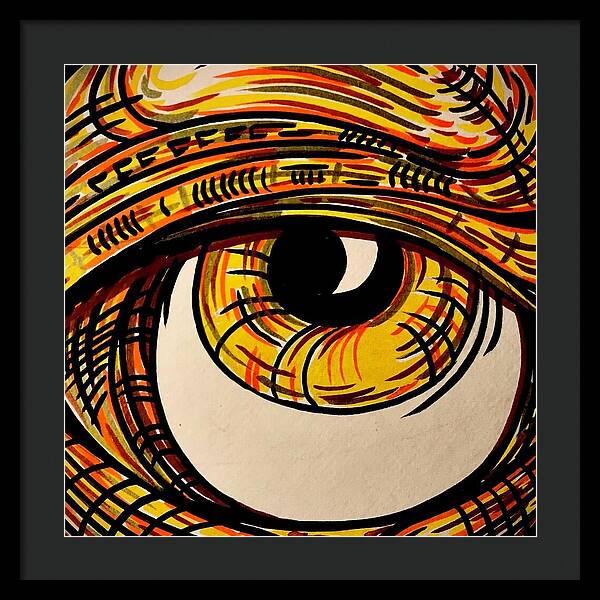Golden Eye - Framed Print