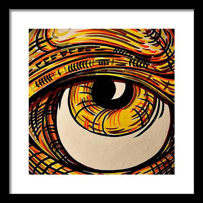 Golden Eye - Framed Print